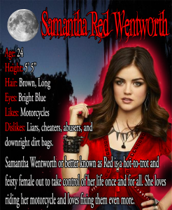 Character Bio - Samantha - Red - Wentworth